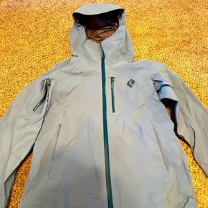 Black Diamond GoreTex ski shell jacket